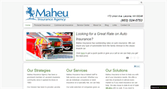 Desktop Screenshot of maheuinsurance.com